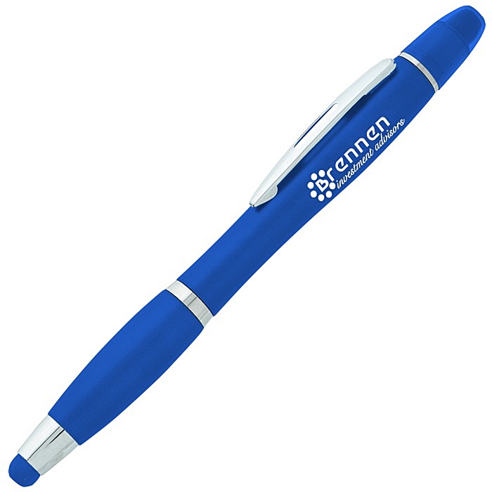 Custom Curvy Stylus Twist Pen/Gel Highlighter