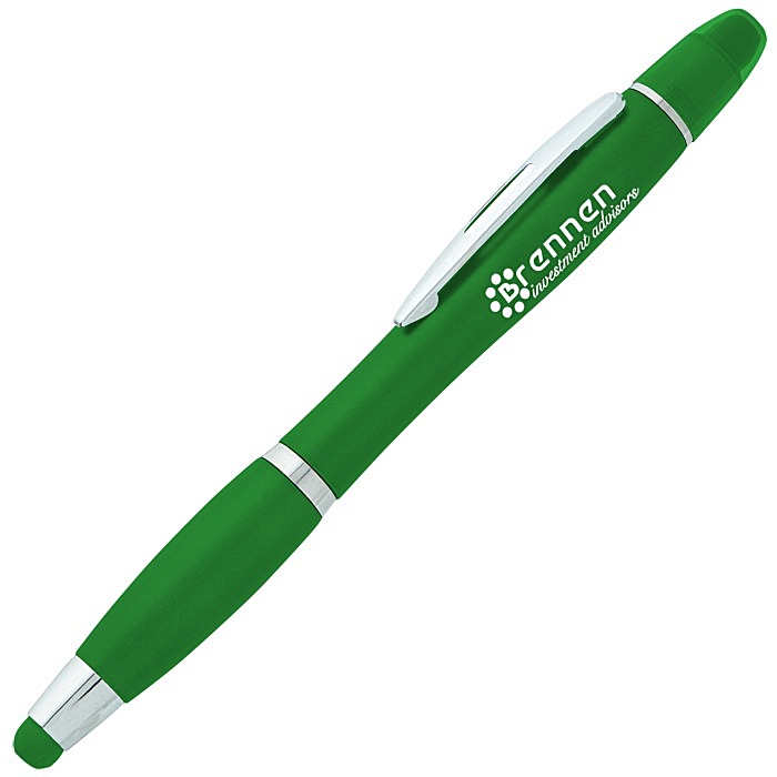 Custom Curvy Stylus Twist Pen/Gel Highlighter