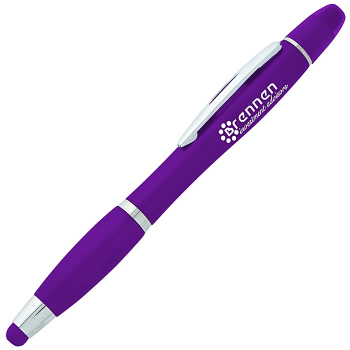 Custom Curvy Stylus Twist Pen/Gel Highlighter