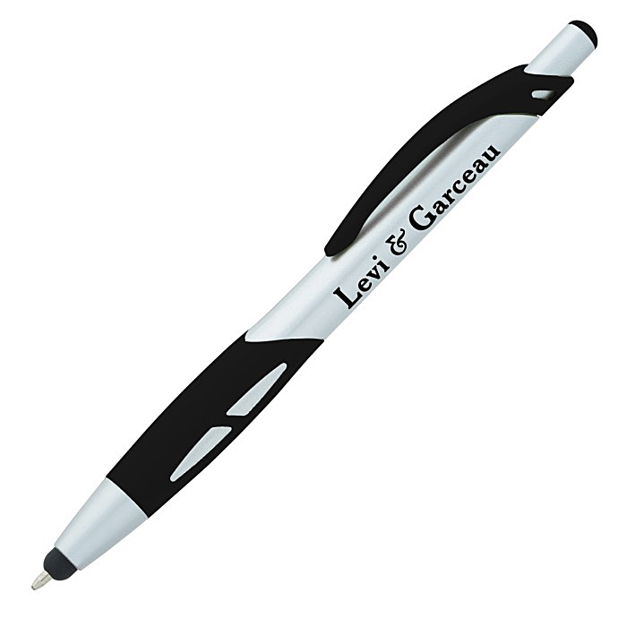 Custom Boston Stylus Pen - Silver