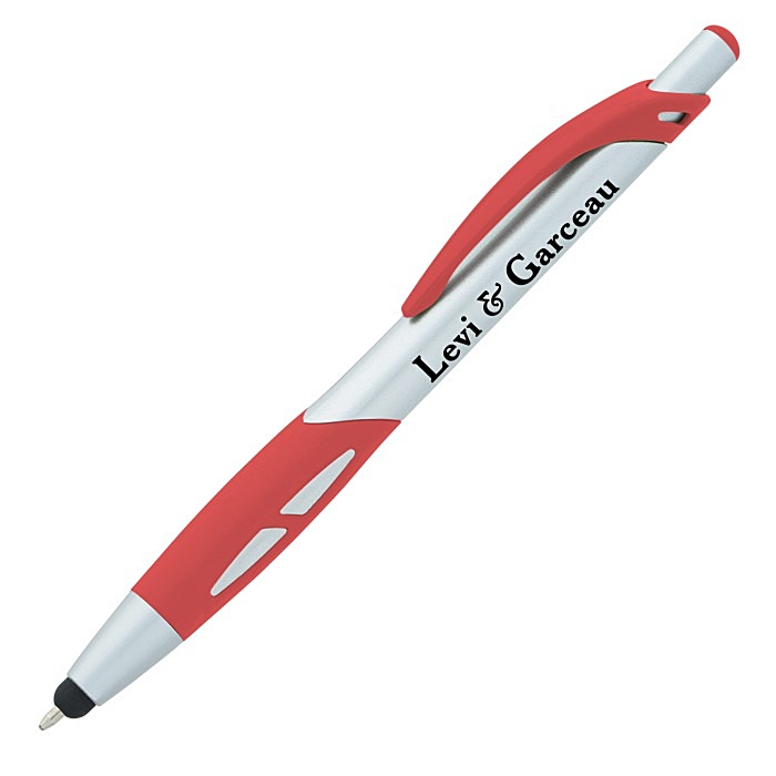 Custom Boston Stylus Pen - Silver