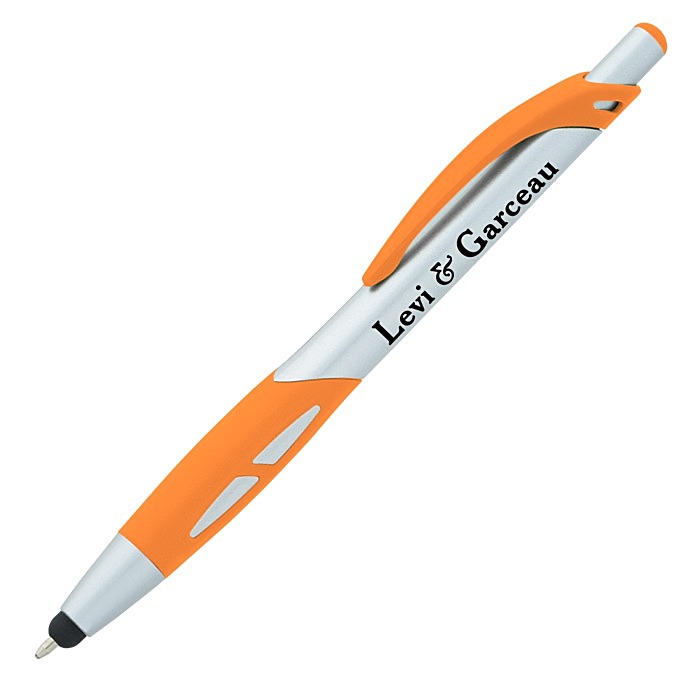 Custom Boston Stylus Pen - Silver