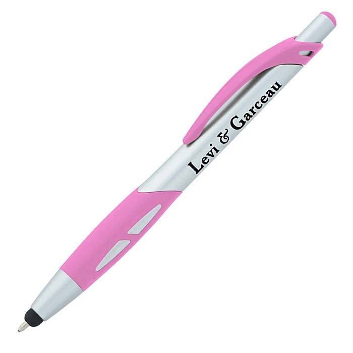 Custom Boston Stylus Pen - Silver