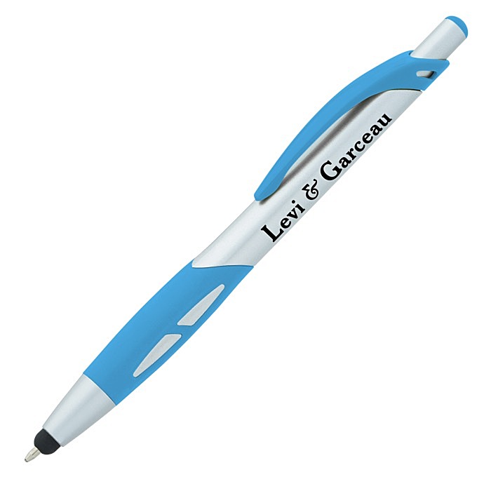 Custom Boston Stylus Pen - Silver