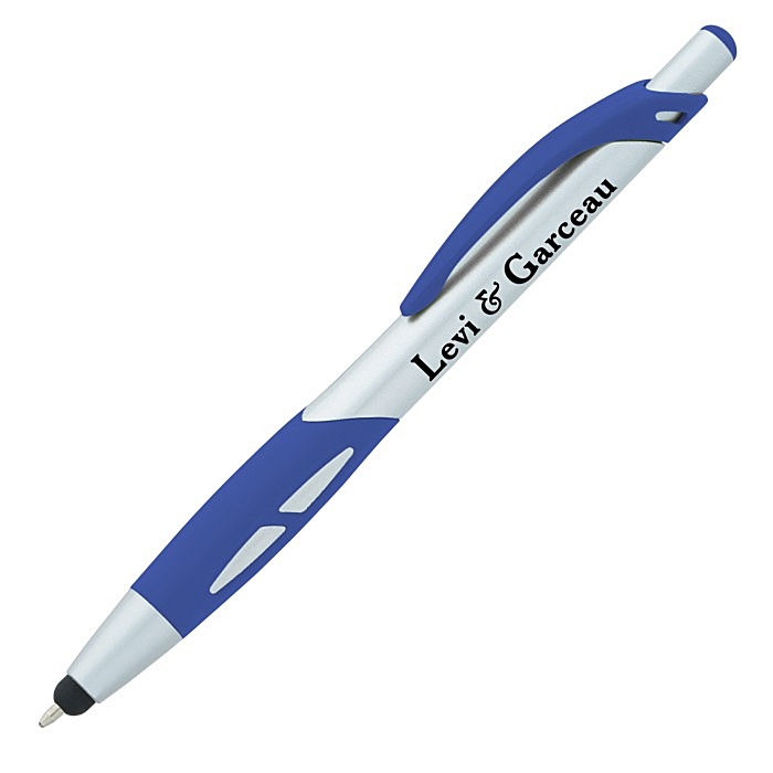 Custom Boston Stylus Pen - Silver