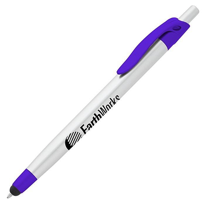 Custom Simplistic Stylus Pen - Silver - Metallic