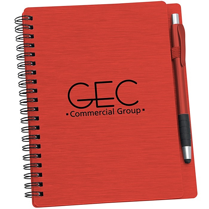 Custom Mercury Notebook with Stylus Pen