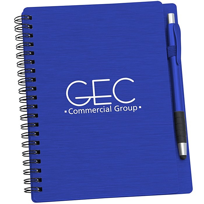 Custom Mercury Notebook with Stylus Pen