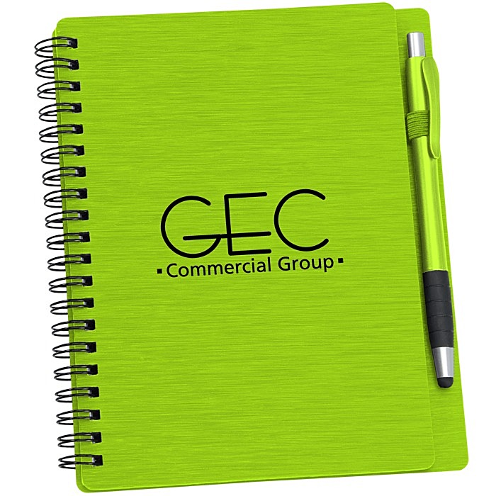 Custom Mercury Notebook with Stylus Pen