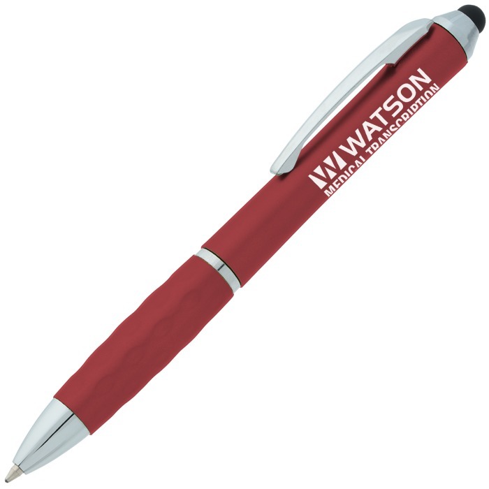 Custom Tev Stylus Twist Pen - Metallic