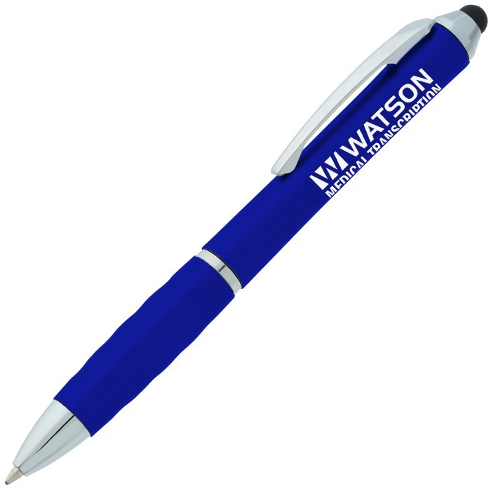 Custom Tev Stylus Twist Pen - Metallic