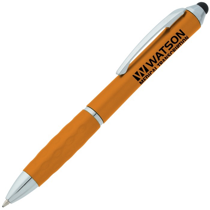 Custom Tev Stylus Twist Pen - Metallic