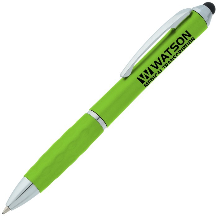 Custom Tev Stylus Twist Pen - Metallic