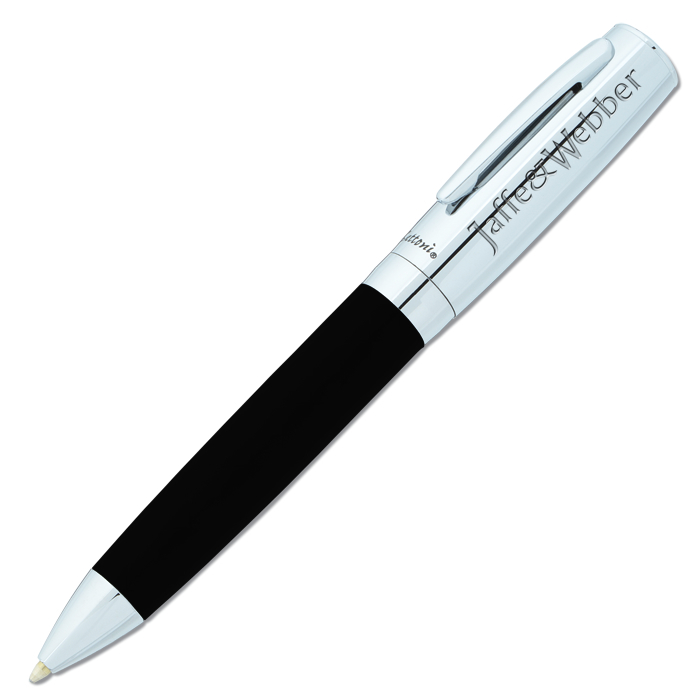 Custom Bettoni Woven Texture Twist Metal Pen