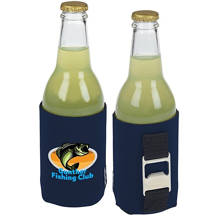 Custom Koozie® Bottle Opener Beverage Cooler