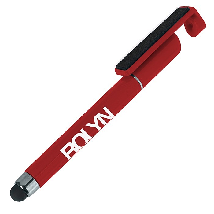 Custom Mini Stylus Pen with Phone Stand and Screen Cleaner