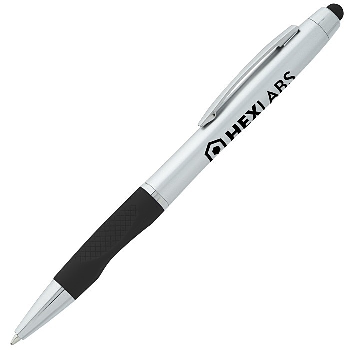Custom Lory Stylus Twist Pen - Silver