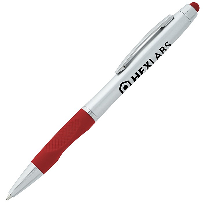 Custom Lory Stylus Twist Pen - Silver