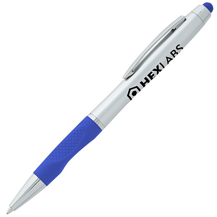 Custom Lory Stylus Twist Pen - Silver