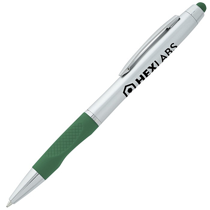 Custom Lory Stylus Twist Pen - Silver