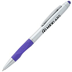 Custom Lory Stylus Twist Pen - Silver