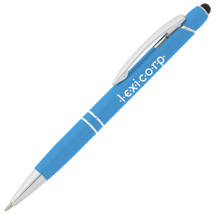 Custom Glacio Stylus Metal Pen - Fashion Colours - 24 hr