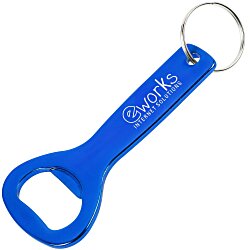Custom Flat Top Bottle Opener Keychain