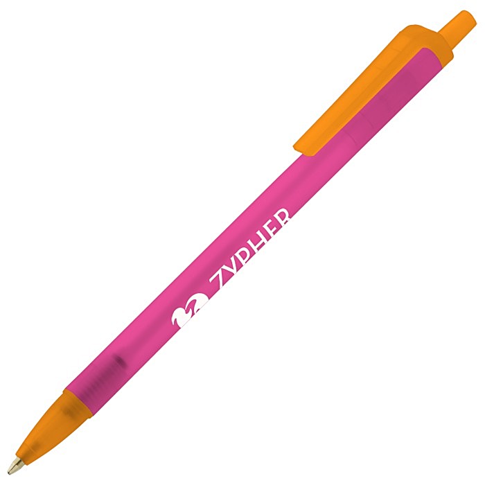 Custom Value Click Pen - Translucent