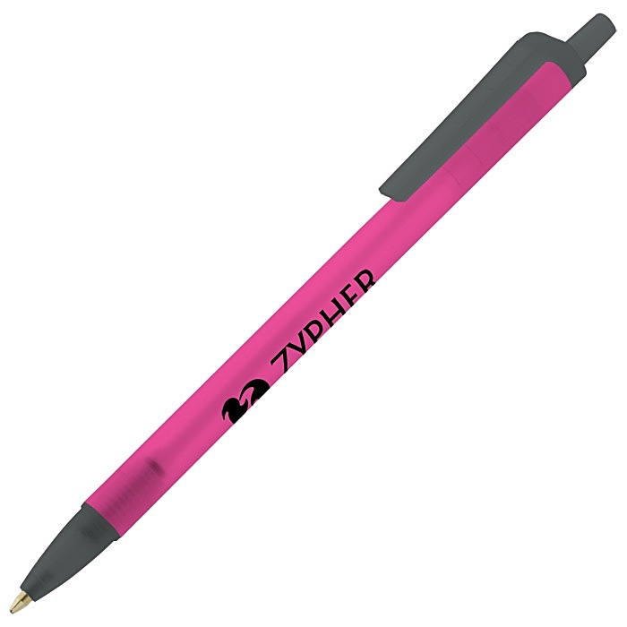 Custom Value Click Pen - Translucent - 24 hr