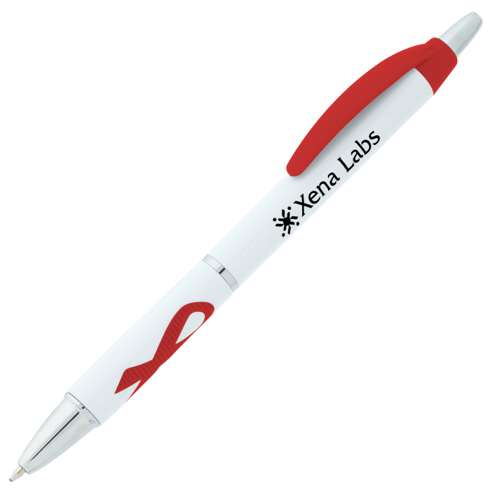 Custom Awareness Ribbon Grip Pen