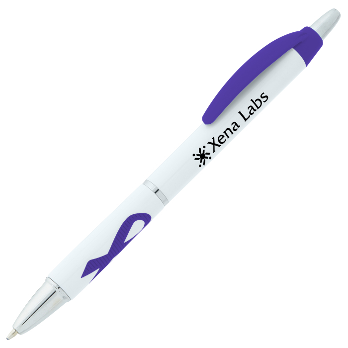 Custom Awareness Ribbon Grip Pen
