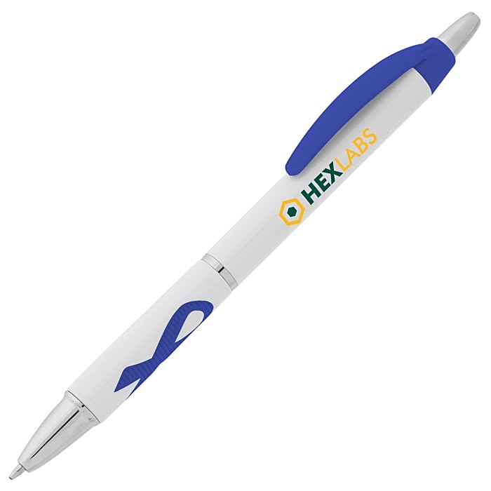Custom Awareness Ribbon Grip Pen - Full Colour