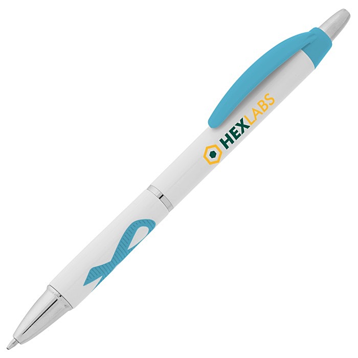 Custom Awareness Ribbon Grip Pen - Full Colour