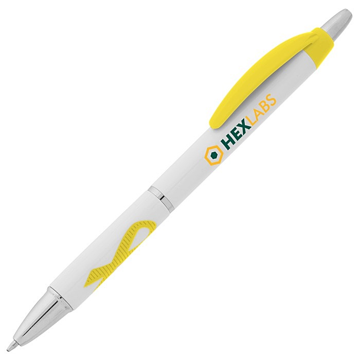 Custom Awareness Ribbon Grip Pen - Full Colour