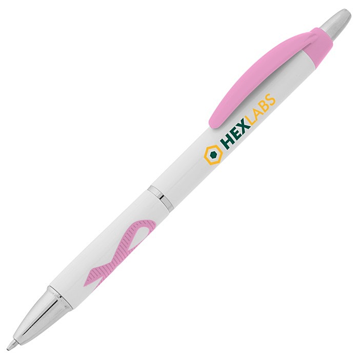 Custom Awareness Ribbon Grip Pen - Full Colour