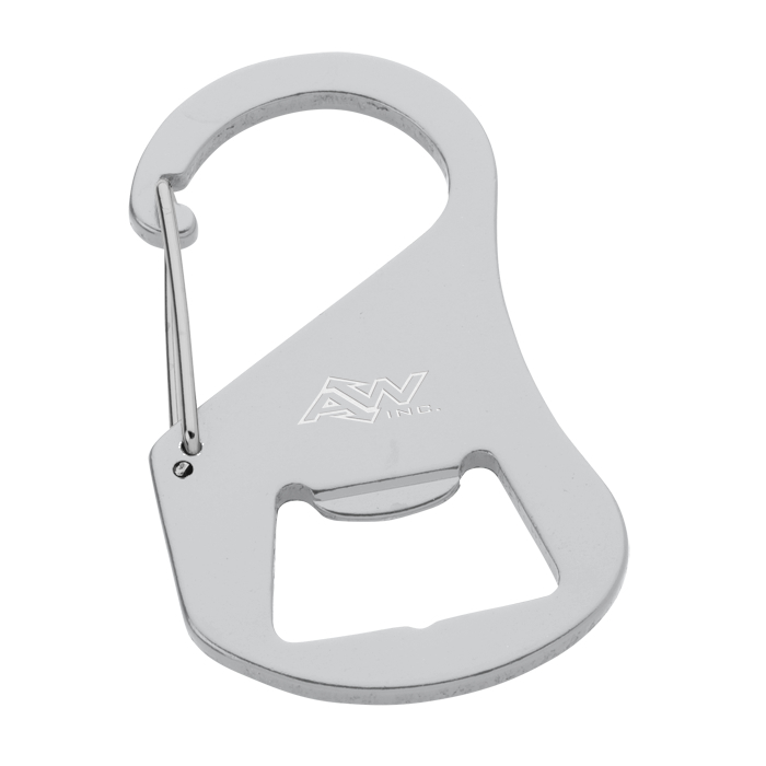 Custom Carry Along Carabiner Bottle Opener
