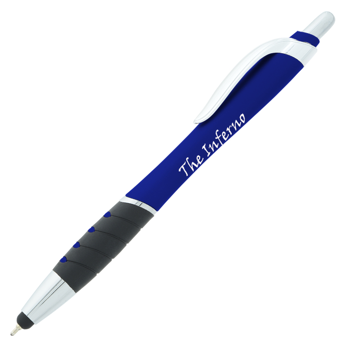 Custom Waverly Soft Touch Stylus Pen - Metallic - Chrome