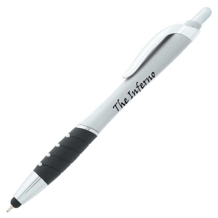 Custom Waverly Soft Touch Stylus Pen - Metallic - Chrome