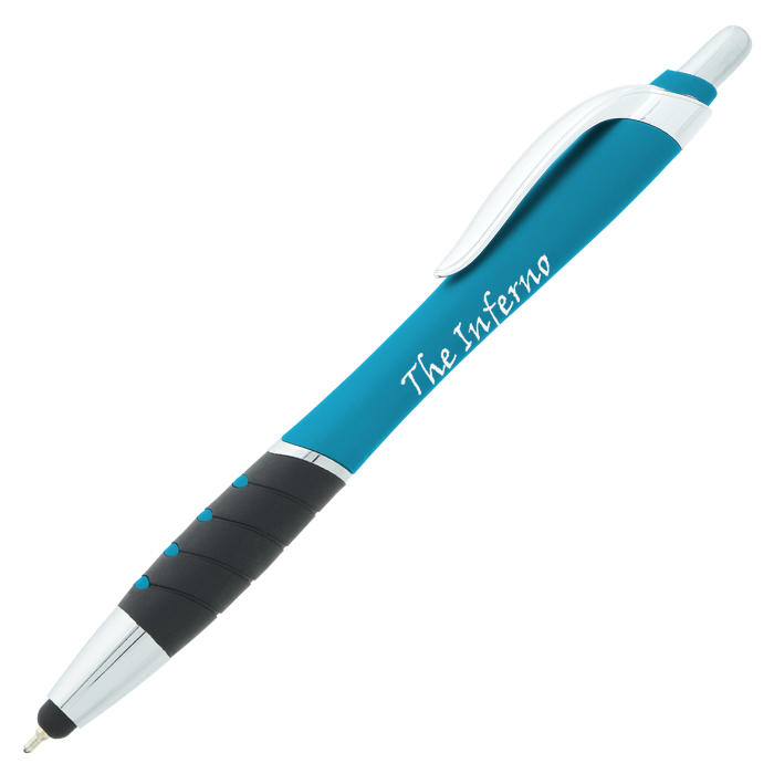 Custom Waverly Soft Touch Stylus Pen - Metallic - Chrome