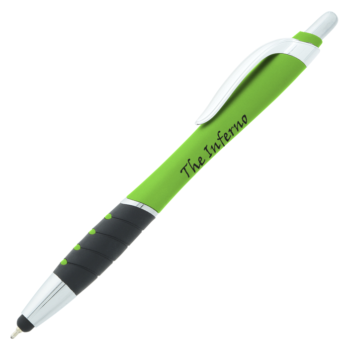 Custom Waverly Soft Touch Stylus Pen - Metallic - Chrome