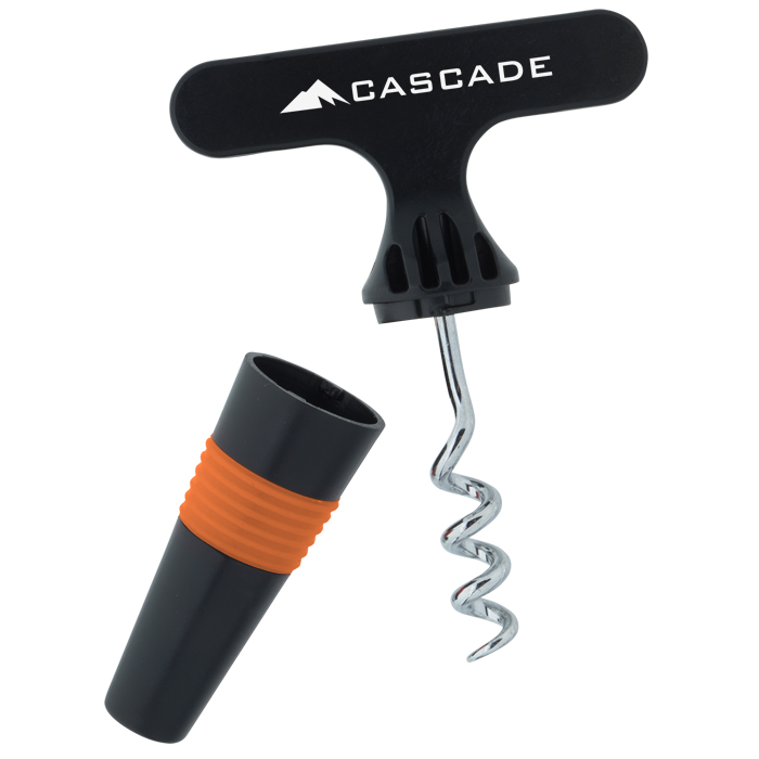 Custom Wine Stopper with Opener