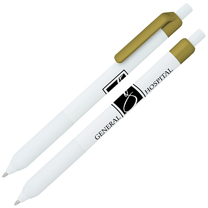 Custom Alamo Pen - White - Metallic