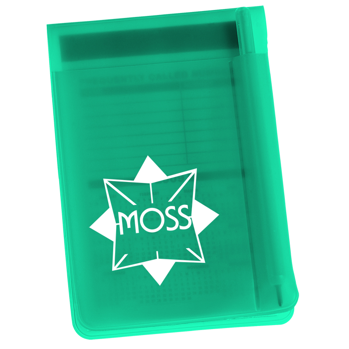 Custom Memo Book with Pen and Paper - Translucent - 100 pages