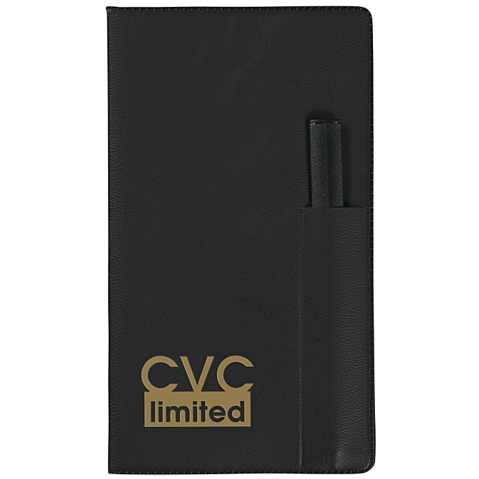Custom Memo Book with Flat Pen - Opaque