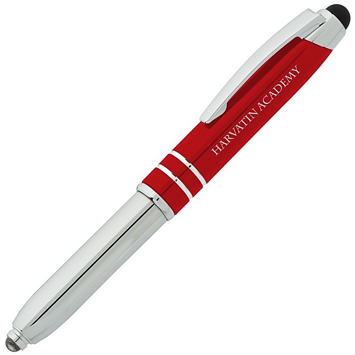 Custom Mercury Stylus Metal Pen with Flashlight