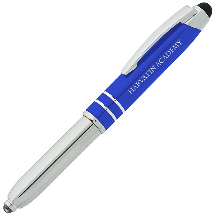 Custom Mercury Stylus Metal Pen with Flashlight
