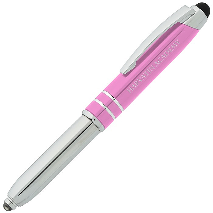 Custom Mercury Stylus Metal Pen with Flashlight