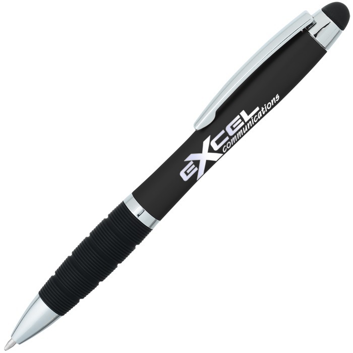 Custom Sanibel Light-Up Logo Stylus Twist Pen