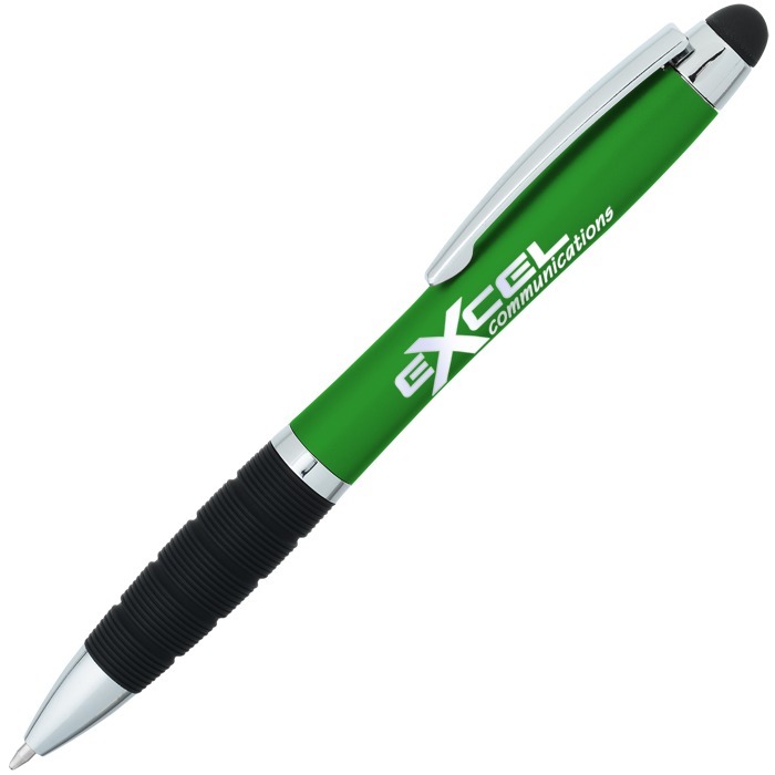 Custom Sanibel Light-Up Logo Stylus Twist Pen