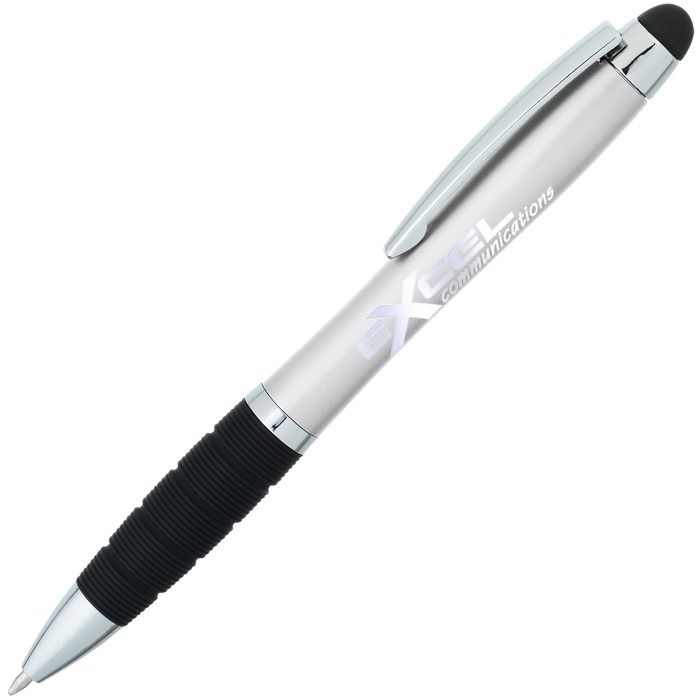 Custom Sanibel Light-Up Logo Stylus Twist Pen